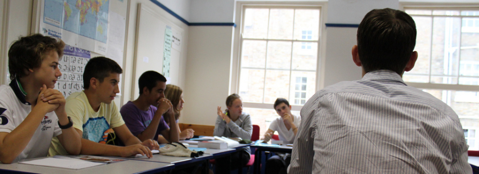 students in a classroom